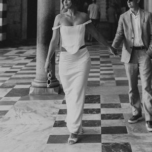 House of CB Bias Cut Silk Midi Skirt